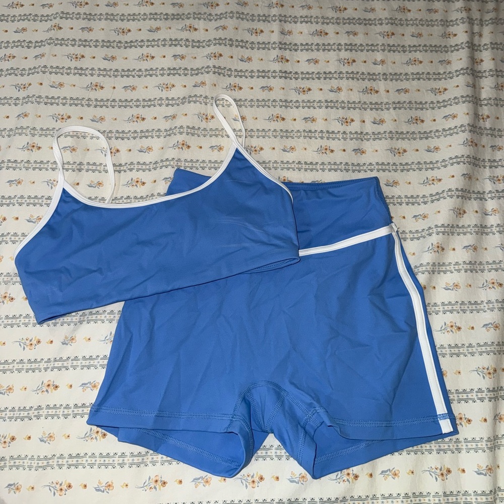 Blue Women's Athletic Set